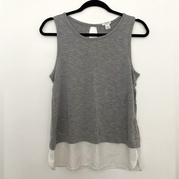 J. Crew Long sleeveless layered shirt - Picture 1 of 4